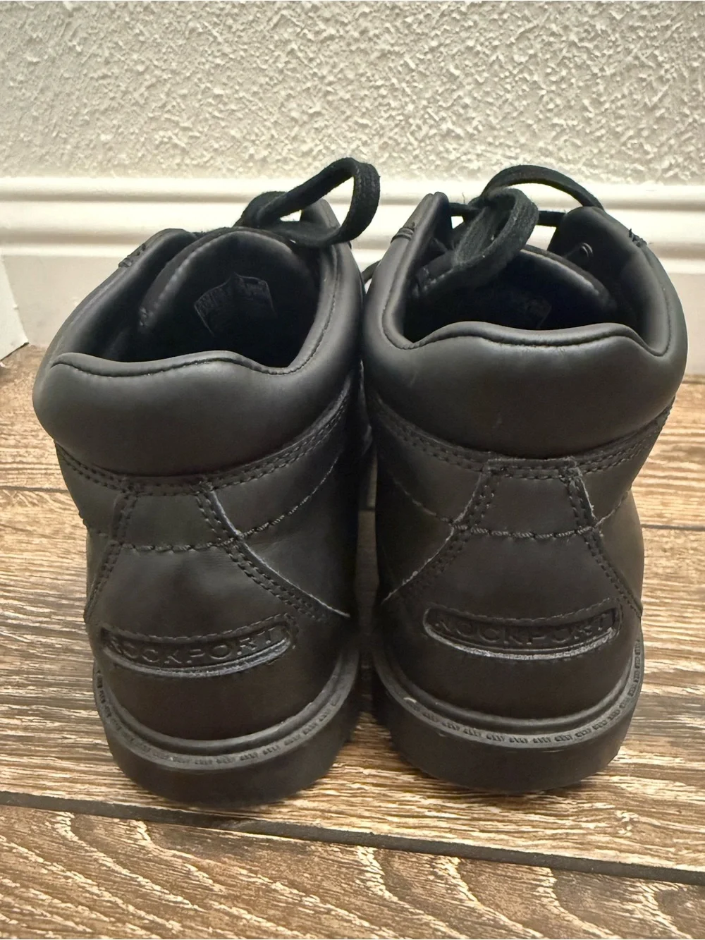 Rockport Men's Black Lace-Up Ankle Boots